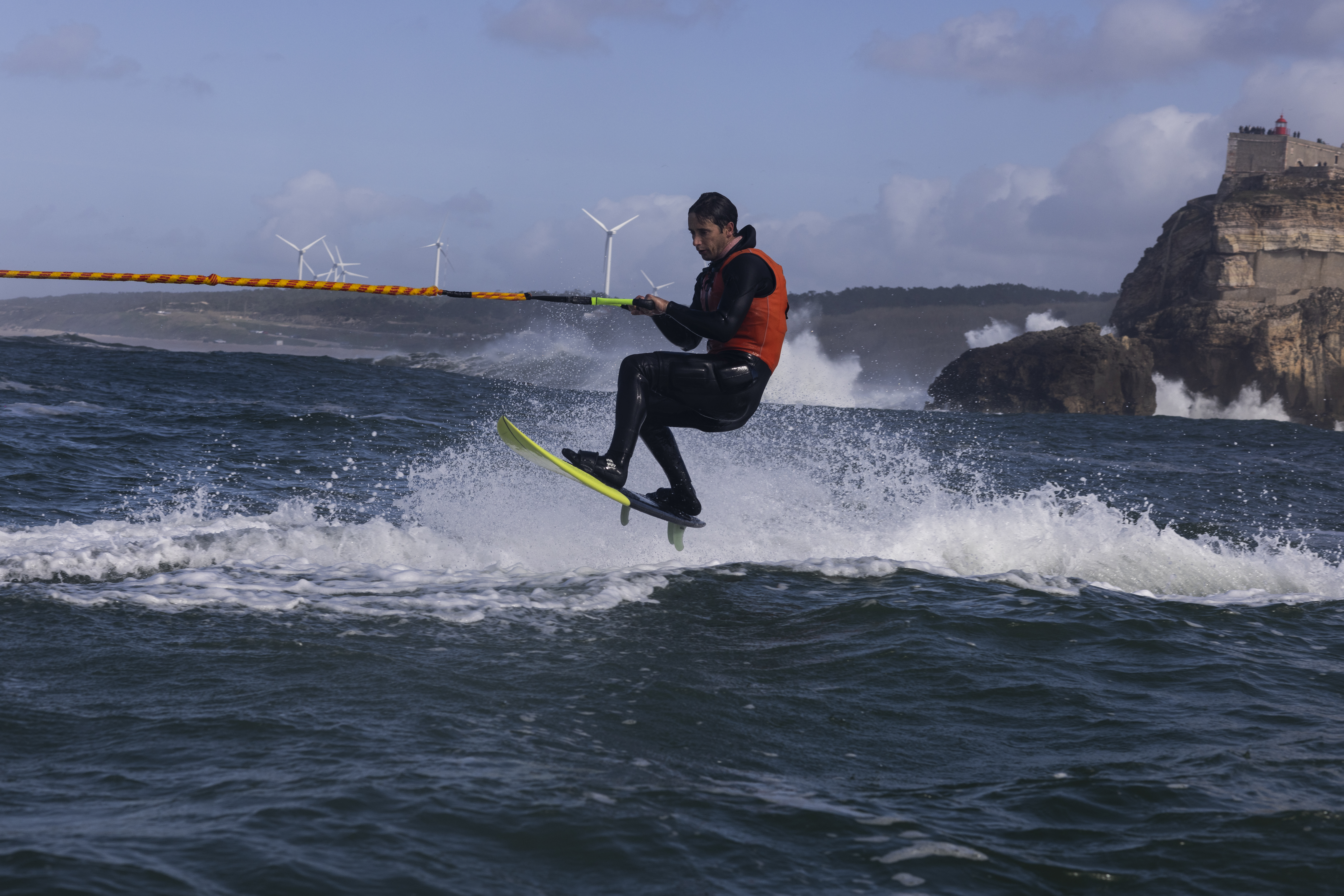 Tow-in and heavy-water movement