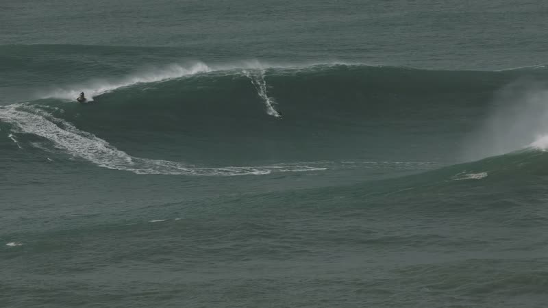 Big-wave surfing